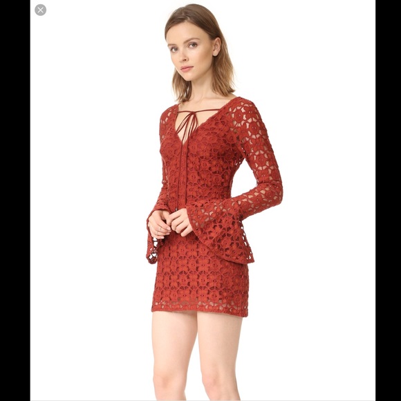 Free People NWT Back to Black Terracotta mini dres - Picture 2 of 8